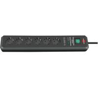 1159540366 prolunghe e multiple 2 m 6 presa(e) AC Nero, Ciabatta antracite, 2 m, 6 presa(e) AC, Nero, 19500 A, 3500 W, Nero