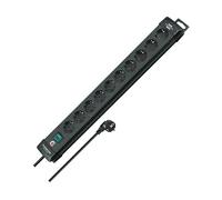 BN-1951100100 Prolunghe elettriche, Ciabatta Nero, 3 m, 10 presa(e) AC, Nero, Plastica, Nero