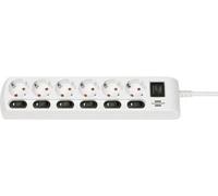 presa multipla brennenstuhl Brennenst. Presa l. 6-f la 40 cm bianco NEW