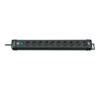 BN-1951100100 Prolunghe elettriche, Ciabatta Nero, 3 m, 10 presa(e) AC, Nero, Plastica, Nero