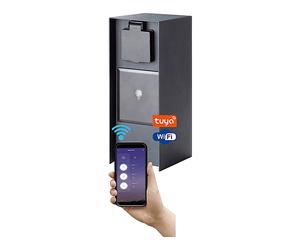 PRESA MULTIPLA DIE BOLD ORIO SMART - 3 prese, prese tedesche, protezione sovratensioni, interruttore