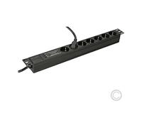 PRESA MULTIPLA EFB ELEKTRONIK EK631DE.3 - 7 Prese, Protezione sovratensioni, Cavo 2m