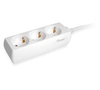 Equip – Ciabatta elettrica 3 prese Schuko, cavo 1,5 m, bianca