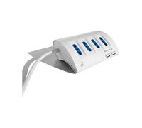 EWENT MUTLIPRESA DA SCRIVANIA 4 PRESE ITA,2 ITA/SCHUKO - 2 USB EW3934