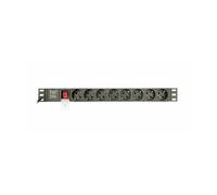 PRESA MULTIPLA GEMBIRD EG-PDU-014 - 8 prese, cavo 3m, prese Schuko, interruttore acceso/spento