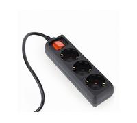 PRESA MULTIPLA GEMBIRD EG-PSU3-01 - 3 prese, cavo 0,6 m, prese tipo C, interruttore acceso/spento