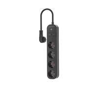 PRESA MULTIPLA GEMBIRD TSL-PS-S4U-01 - 4 prese, 3 USB, cavo 1.5m, prese tipo E, protezione sovratensioni