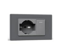 PRESA MULTIPLA GENERIC C3G 10A/16A con interruttore a levetta a 1 via