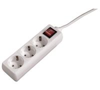 PRESA MULTIPLA HAMA 00108815 - 3 prese, cavo 5m, prese Schuko, interruttore acceso/spento