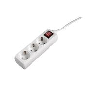 PRESA MULTIPLA HAMA 00137322 - 3 prese, cavo 1,4m, prese Schuko, interruttore acceso/spento