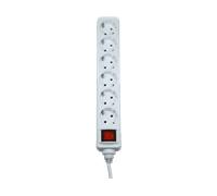 PRESA MULTIPLA HAMA 69223783 - 6 prese, cavo 1.4m, prese italiane, interruttore on/off
