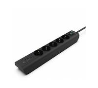 PRESA MULTIPLA INCA IPW-44TU - 5 prese, 4 USB, cavo 1,5m, prese tipo A e C, protezione sovratensioni