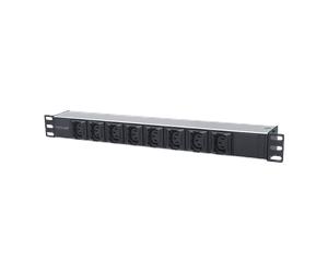 PRESA MULTIPLA INTELLINET 163651 - 8 prese C13, cavo 2m, protezione sovratensioni, interruttore on/off