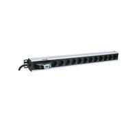 PRESA MULTIPLA INTELLINET 711449 - 12 prese, cavo 1.6m, prese tipo F, interruttore on/off