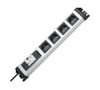 PRESA MULTIPLA KOPP POWERversal - 4 prese, cavo 1,4 m, prese italiane, interruttore acceso/spento
