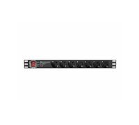 Unità di Distribuzione di Energia Lanberg PDU-PRO-07F-0200-BK 6 Uscita/e - Commutabile - 1U - Monofase