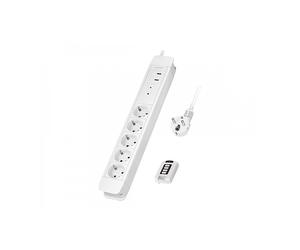 PRESA MULTIPLA LOGILINK LPS402 - 5 prese, cavo 1,5 m, prese tedesche, protezione da sovratensioni