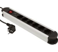 PRESA MULTIPLA MCPOWER SL-06 - 6 prese, cavo 1.4m, prese con contatti protetti, protezione sovratensioni