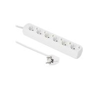 PRESA MULTIPLA MICROCONNECT GRU00615W - 6 prese, cavo 1.5m, prese Tipo F