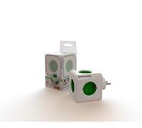 Presa multipla PowerCube originale, 5 uscite, 1100 W, ideale per collegare vari dispositivi a casa o in ufficio.