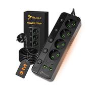 PRESA MULTIPLA REAGLE Protezione da sovratensione 3M 4 prese 2x USB 2x USB-C REAGLE