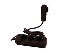 PRESA MULTIPLA REV 0012316514 Smart 3 prese, cavo 2m, prese con contatto di sicurezza, interruttore on/off