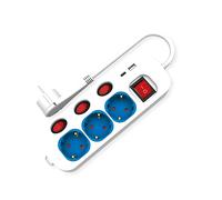 PRESA MULTIPLA ROLINE 19.07.2345 - 3 prese, 1 USB, cavo 3m, prese tipo F, interruttore on/off