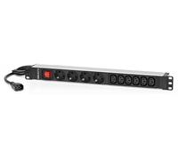 PRESA MULTIPLA SALICRU 680CA000006 - 10 prese IEC C13, cavo 1.5m, interruttore on/off