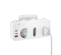 Presa Multipla Salvaspazio,Prese USB Multiple con Ricarica Rapida PD20W