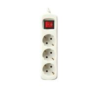 PRESA MULTIPLA SILVER ELECTRONICS 9637 - 3 prese, cavo 3m, prese tipo F, interruttore on/off