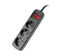 PRESA MULTIPLA SILVER ELECTRONICS 9643 - 3 prese, cavo 1,5 m, prese Schuko, interruttore acceso/spento