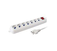 PRESA MULTIPLA TECHLY IUPS-PCP-7L5 - 7 prese, cavo 5m, prese Tipo L, protezione da sovratensioni