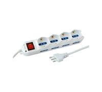 PRESA MULTIPLA TECHLY IUPS-PCP-8I4S-INT - 8 prese, cavo 1,5 m, prese italiane, interruttore acceso/spento