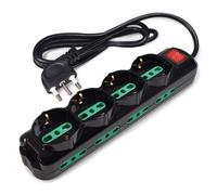 TECNOWARE MULTIPRESA POWER CLEANER 12: INGRESSO ITALIA - 4 USCITE ITALIA/SCHUKO - 8 USCITE ITALIA 10/16A - TOGETHER ON (FMP12IIG