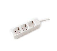 PRESA MULTIPLA VALUE 19.99.1073 - 3 prese Schuko, cavo 3 m, protezione sovratensioni