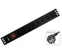 PRESA MULTIPLA WP WP N-PDU-G05-08 - 8 prese AC C14, cavo 2m, interruttore on/off