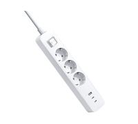 PRESA MULTIPLA XIAOMI XMCXB01EU - 3 prese, 3 USB, cavo 1.4m, prese Schuko, protezione sovratensioni