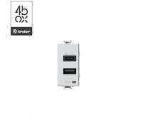 PRESA MULTISTANDARD 4BOX USB P503 SIDE BTICINO MATIX VIMAR PLANA NOW LIVING