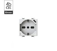 PRESA MULTISTANDARD 4BOX USB P503 SIDE BTICINO MATIX VIMAR PLANA NOW LIVING