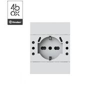 PRESA MULTISTANDARD 4BOX USB P503 SIDE BTICINO MATIX VIMAR PLANA NOW LIVING