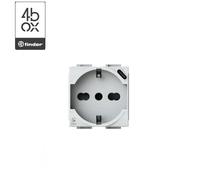PRESA MULTISTANDARD 4BOX USB P503 SIDE BTICINO MATIX VIMAR PLANA NOW LIVING