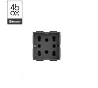 PRESA MULTISTANDARD 4BOX USB P503 SIDE BTICINO MATIX VIMAR PLANA NOW LIVING