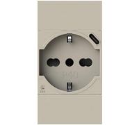 Presa bipasso e schuko 4Box P40 con USB 3.0A Bticino Living Now 4B.KM.P40.USB