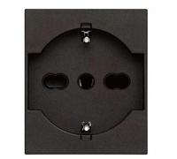 Vimar Linea 30210.G Presa 2P+T 16A universale nero