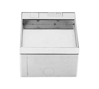 Presa Pavimento 16A Incasso a Pavimento con Doppia Presa, Presa Elettrica Incorporata CA 250 V Scatola di Copertura Presa Impermeabile Nascosta per Pavimenti Piani Cucina