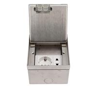 Presa Pavimento per Interni AC250V, Prese Incasso UE Impermeabile Presa Retrattile in Acciaio Inox Prese a Scomparsa di Corrente Pavimento