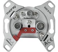 Presa per antenna TV, Onde ultracorte, SAT Axing SSD 5-00 Da incasso Presa per