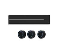 Presa per binario Presa scorrevole per binario di alimentazione rimovibile Adattatore scorrevole per cucina domestica Il montaggio superficiale non richiede scanalatura,Black-50cm