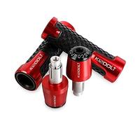 Presa PER BMW K1200LT 2005 2006 2007 2008 2009 2010 2011 2012 Moto Manubrio Antiscivolo Impugnatura Per Manubrio Tappo Di Copertura Manopole copertura del manubrio(Red)