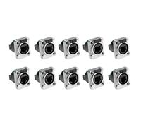 Presa per chassis Ethernet RJ45 NE8FDP da 10 pezzi Connettore passante Ethernet IP65 impermeabile A